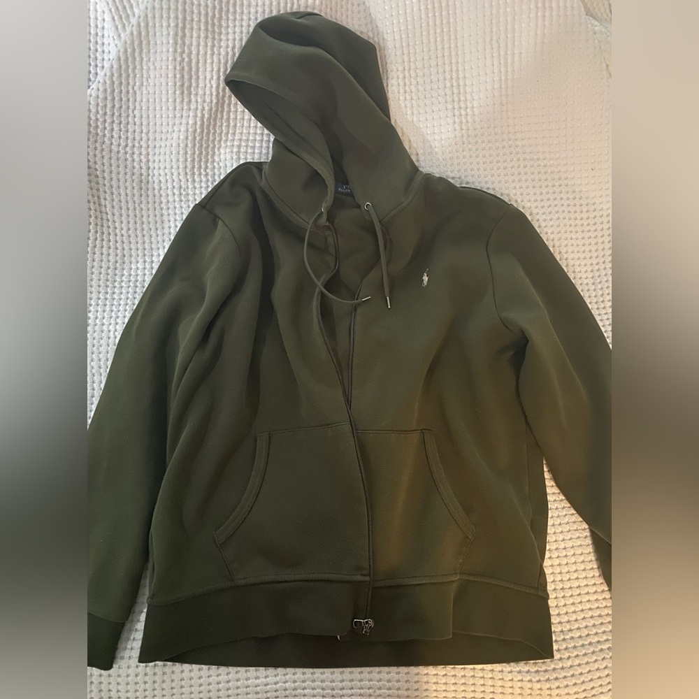 Polo by Ralph Lauren Men’s Dark Green Hoodie